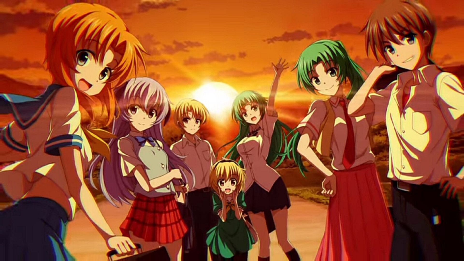the cast of higurashi when they cry
