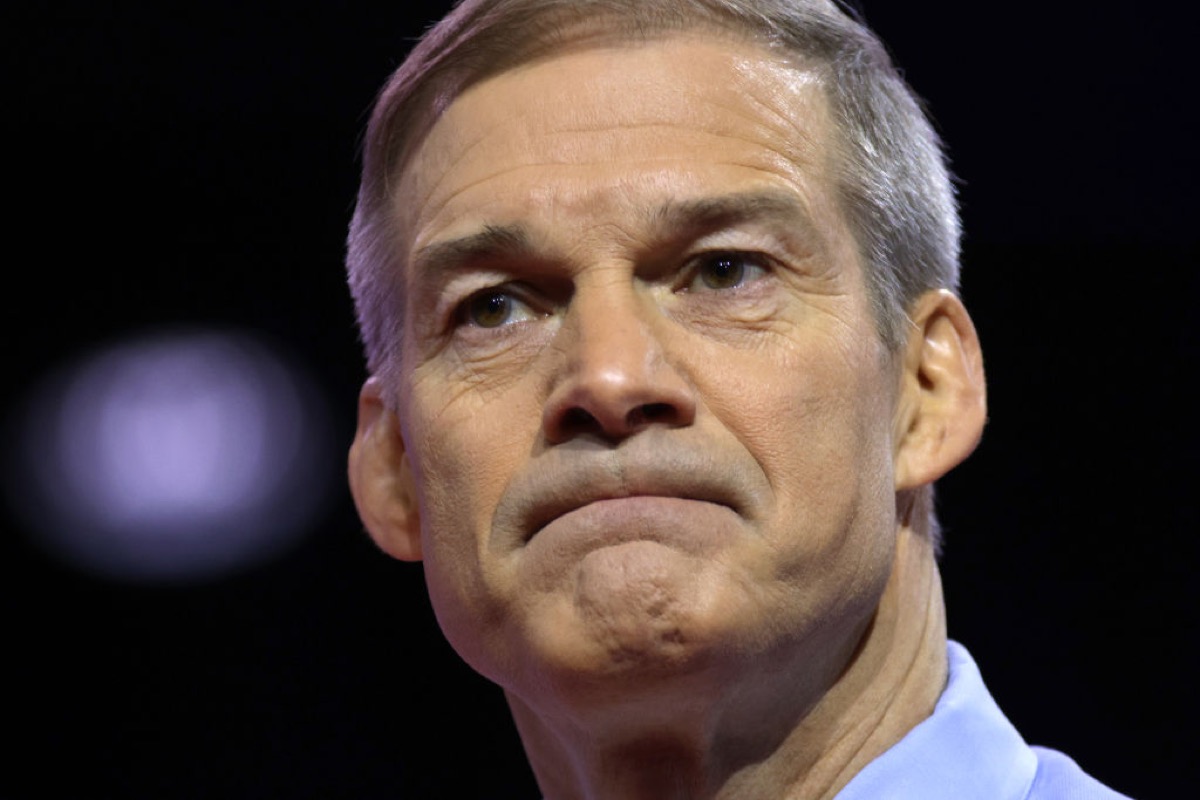 Rep Jim Jordan frowning.