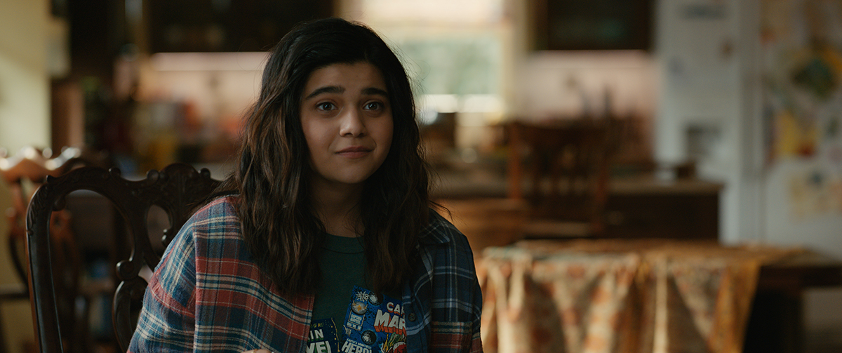 Kamala Khan smiling in the Marvels