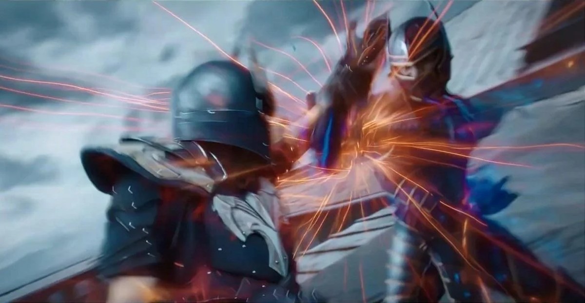 Knight battle!!! in 'Knights of the Zodiac'