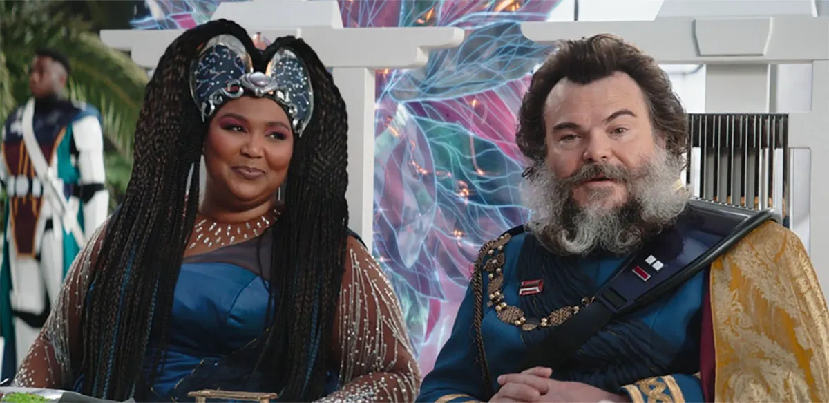 Jack Black and Lizzo in Star Wars