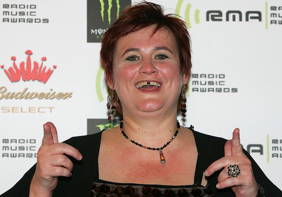 "God Warrior" Marguerite Perrin arrives at the 2005 Radio Music Awards official after party.