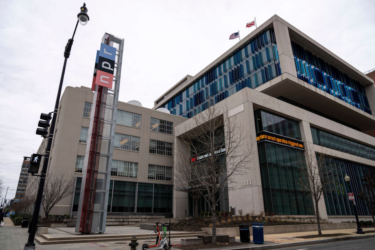 A view of the National Public Radio (NPR) headquarters