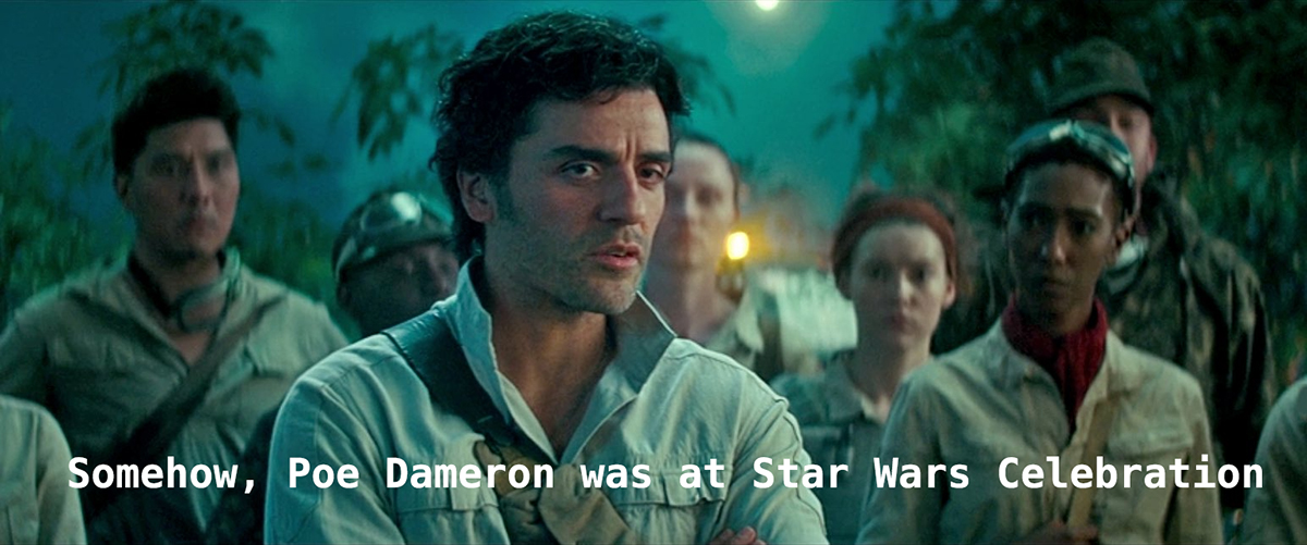 Oscar Isaac as Poe Dameron in Star Wars