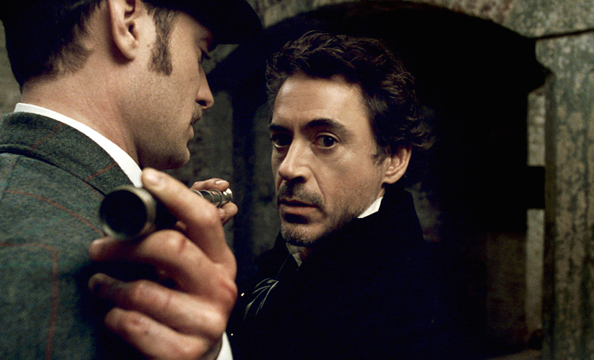 Robert Downey Jr. as Sherlock Holmes in 2009's Sherlock Holmes