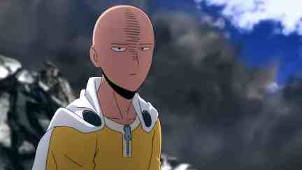 Saitama looking nonplussed in 'One Punch Man'