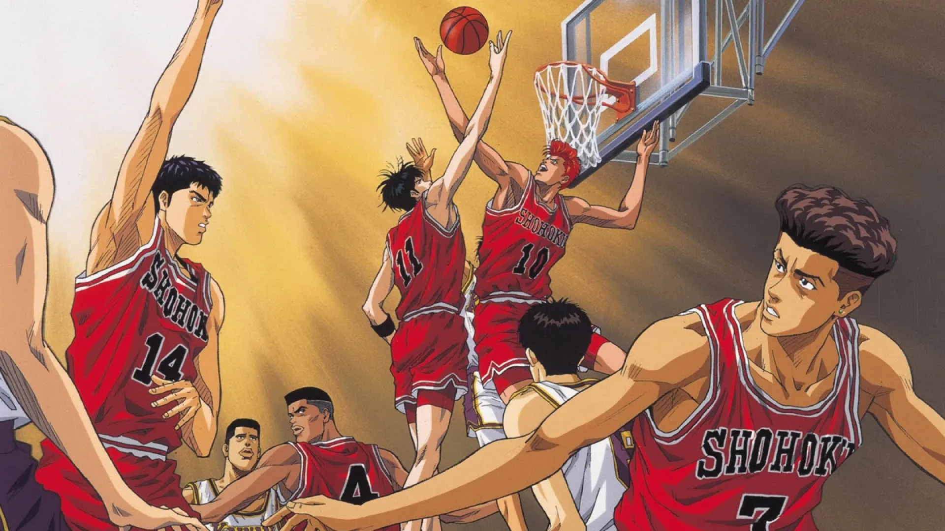 The cast of Slam Dunk