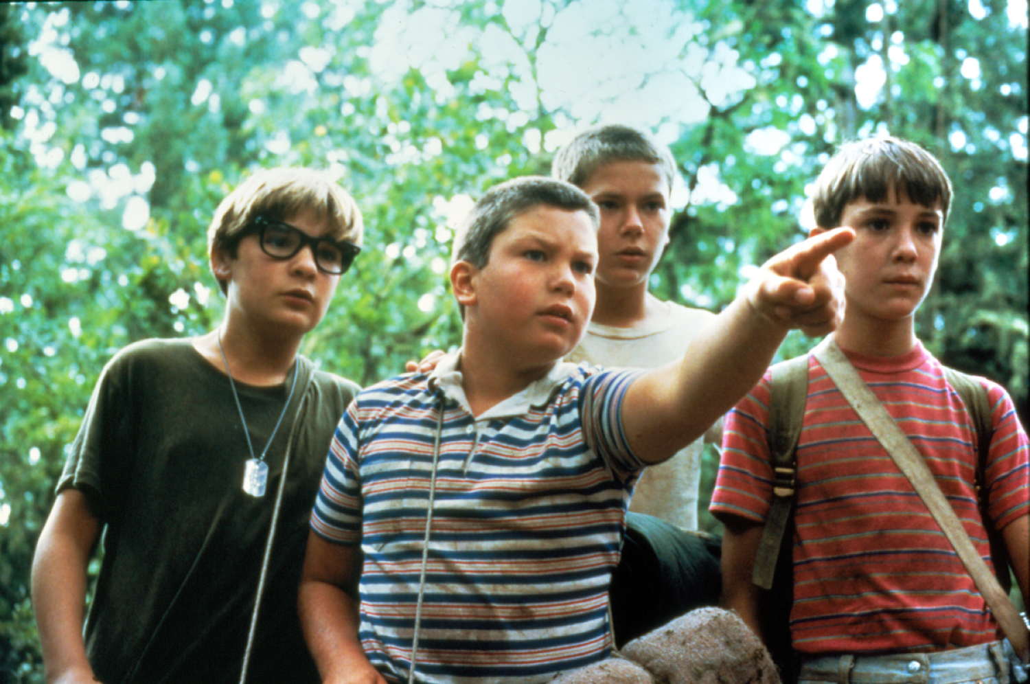 the boys of stand by me in the woods 