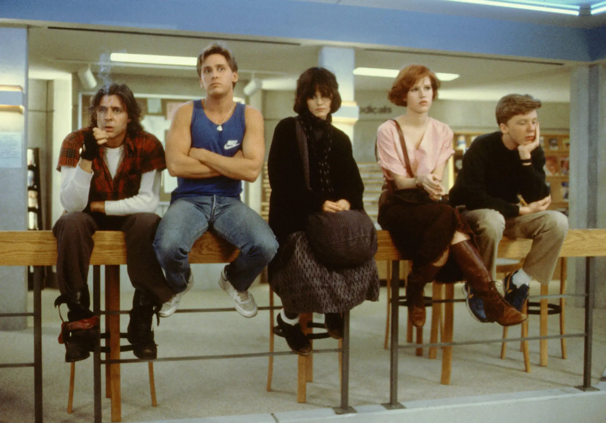 The cast of the breakfast club 