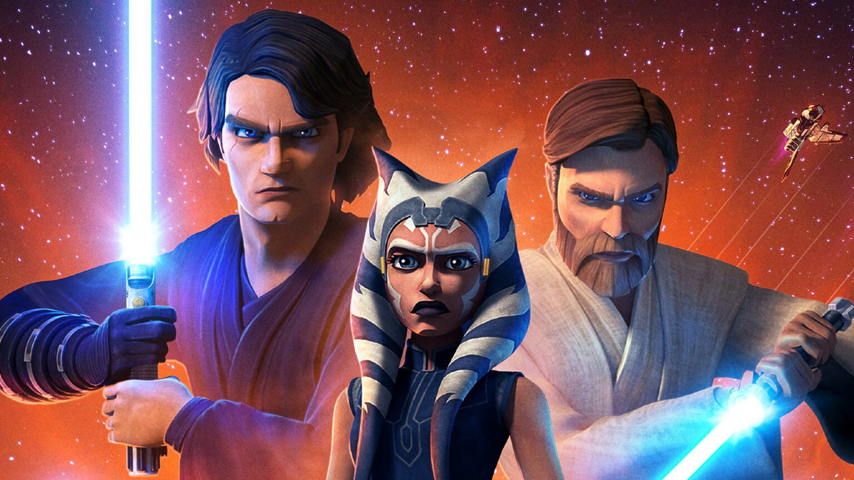 Anakin Skywalker, Ahsoka Tano, and Obi-Wan Kenobi in 'Star Wars: The Clone Wars'