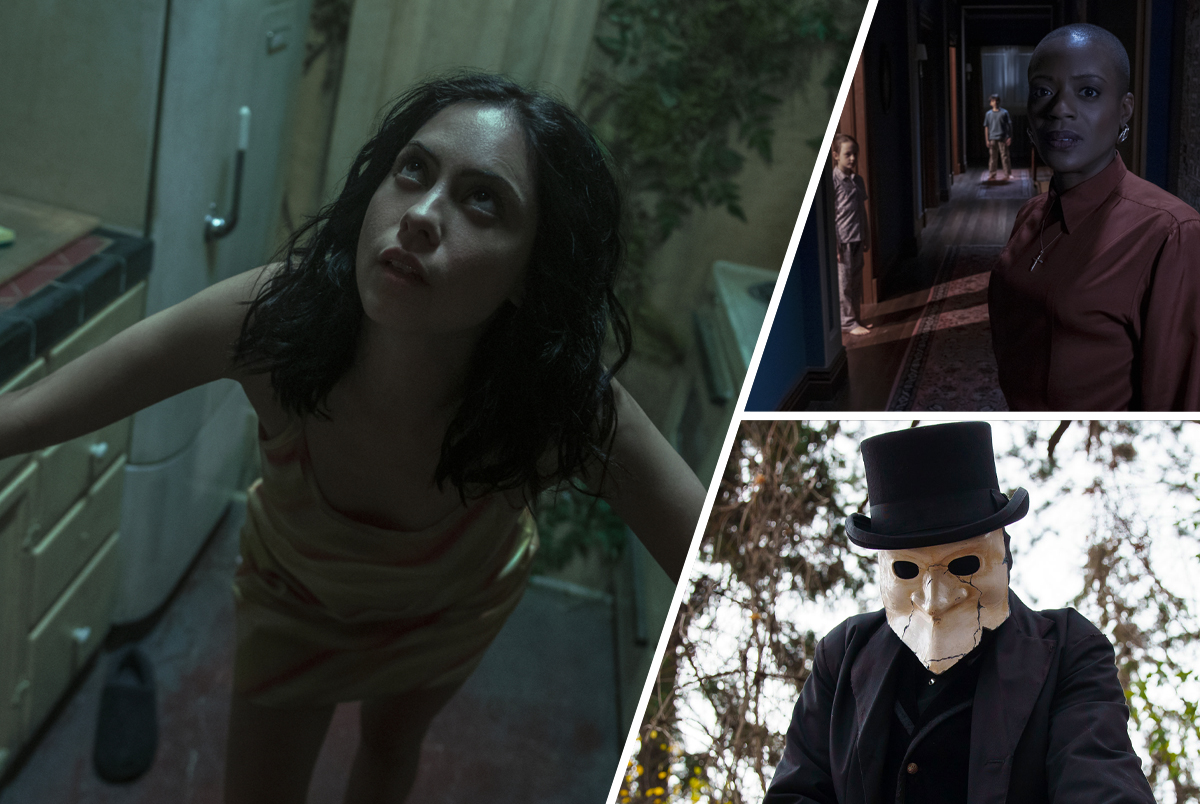 Best horror series on Netflix, clockwise from left: 'Brand New Cherry Flavor,' 'The Haunting of Bly Manor,' and 'Slasher'