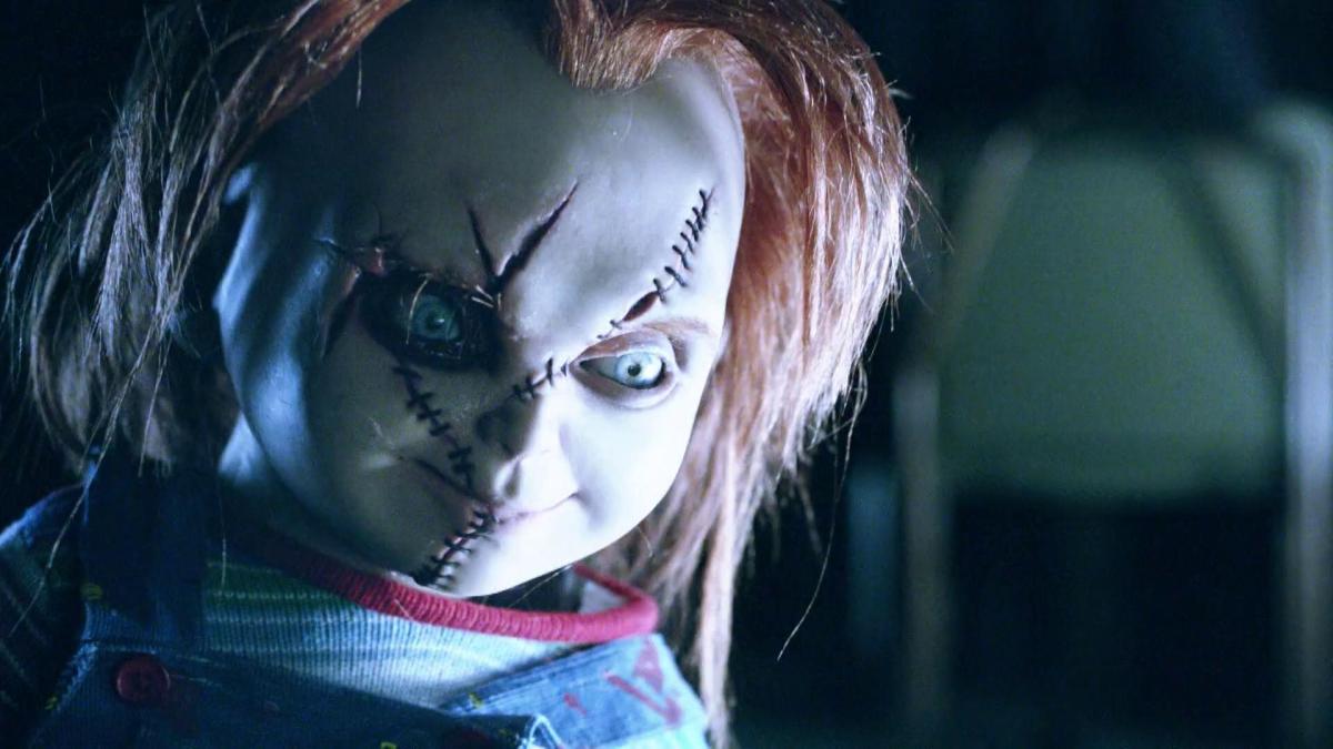 Chucky looking actually deranged in Curse of Chucky