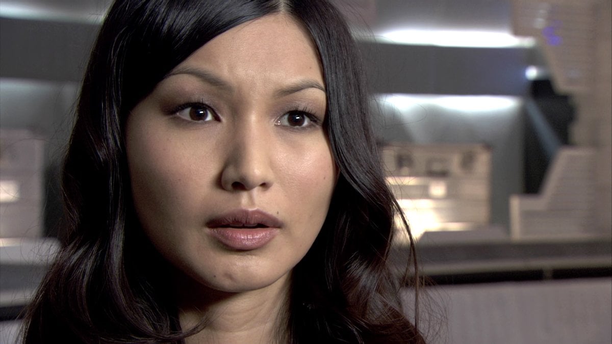 Gemma Chan as Mia in Doctor Who (BBC)
