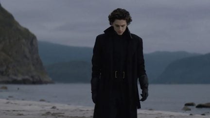 Paul Atreides, played by Timothée Chalamet, on the days House Atreides leaves its home planet of Caladan