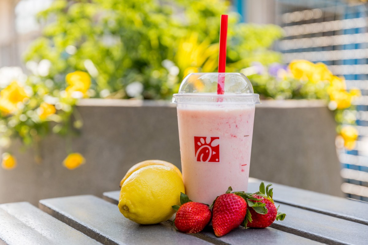Strawberry lemonade from Chick-fil-A.