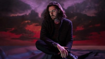 A picture of Hozier from the promotional shoots for his new album Unreal Unearth