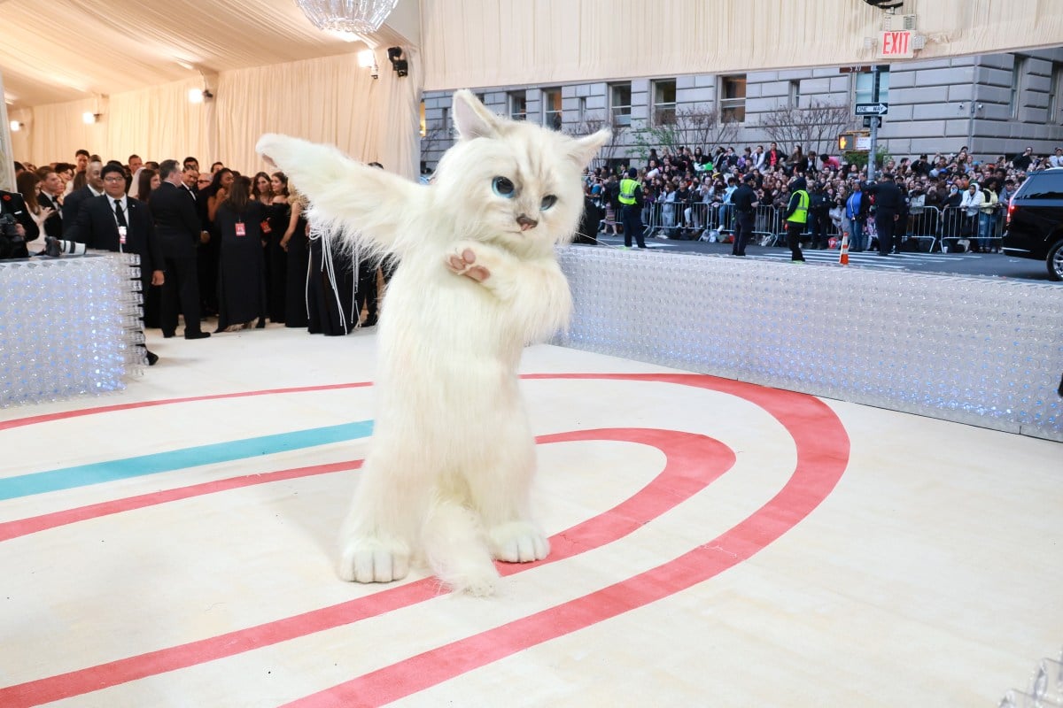 Jared Leto as a cat at the Met Gala
