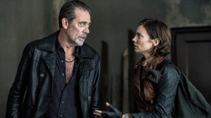 Negan (Jeffrey Dean Morgan) and Maggie (Lauren Cohan) in 'The Walking Dead: Dead City'