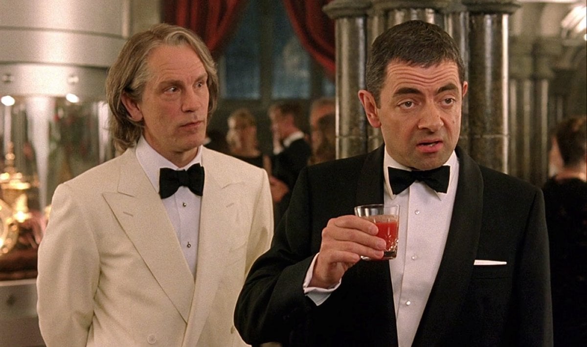 John Malkovich and Rowan Atkinson in Johnny English (Universal Pictures)