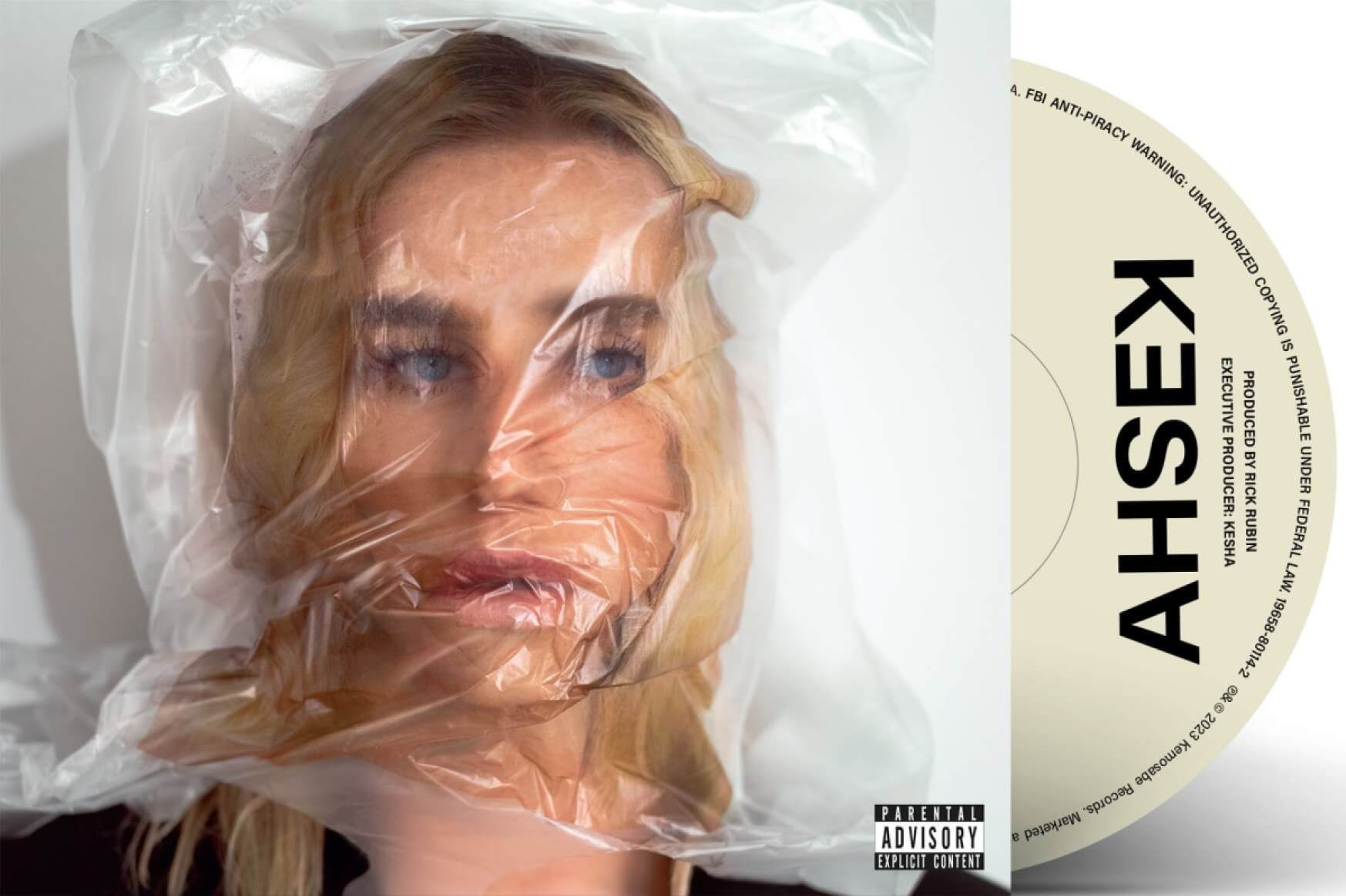 The album art and CD text of Kesha's 'Gag Order'