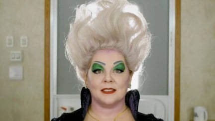 Melissa McCarthy after undergoing makeup and styling for Ursula in 'The Little Mermaid'