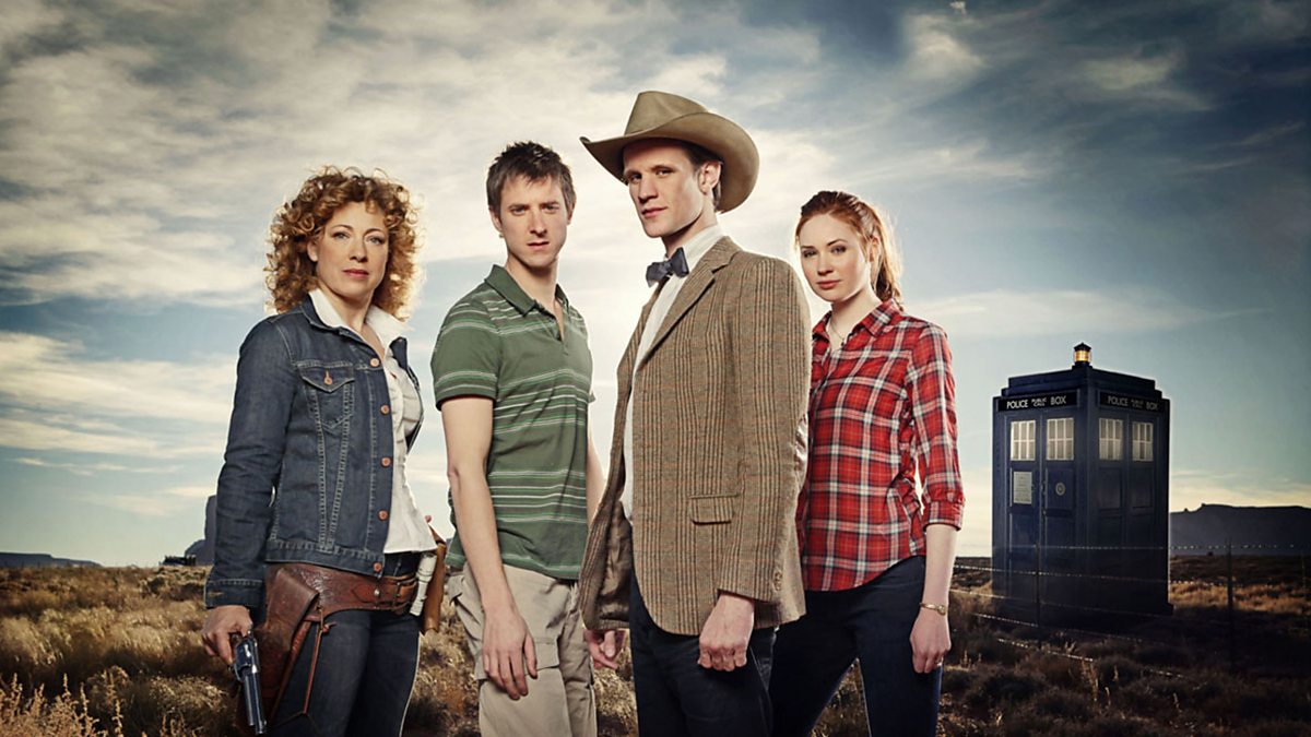 River Song, Amy Pond, Rory, and Matt Smith's Doctor in 'Doctor Who' season 6