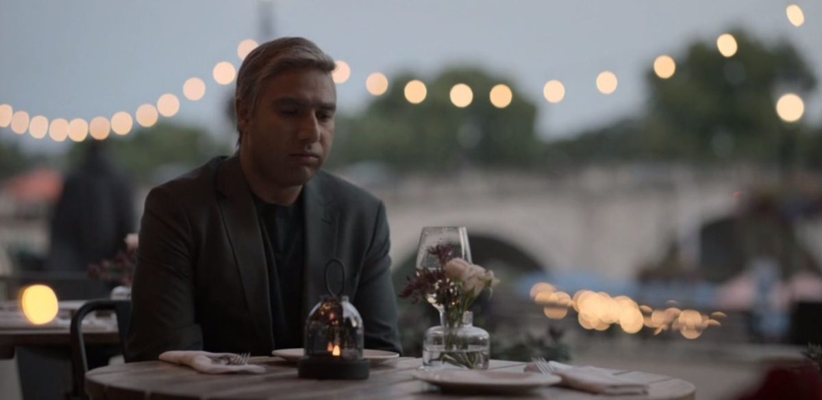 Nate waiting for a date in Ted Lasso.