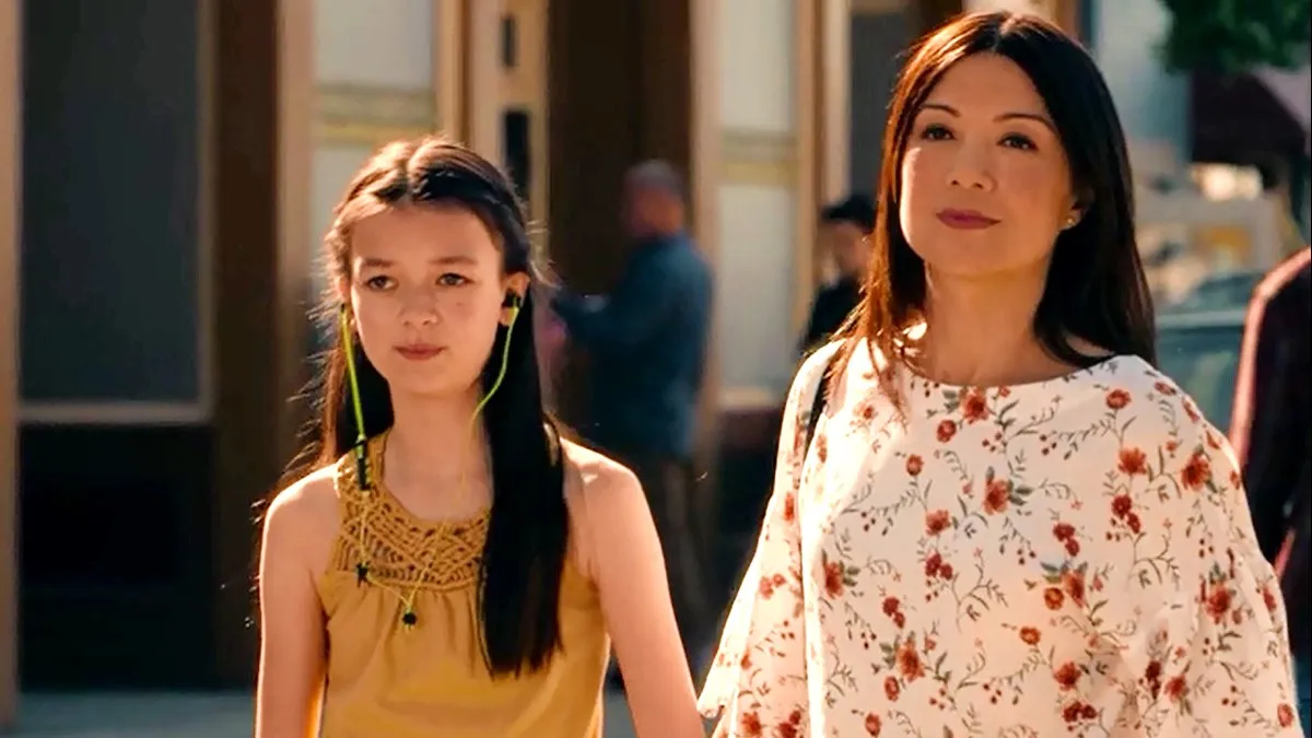 Thailey Roberge as Amelia and Ming-Na Wen as Susan in 50 States of Fright