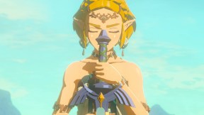 Zelda holds the Master Sword in 'Tears of the Kingdom'