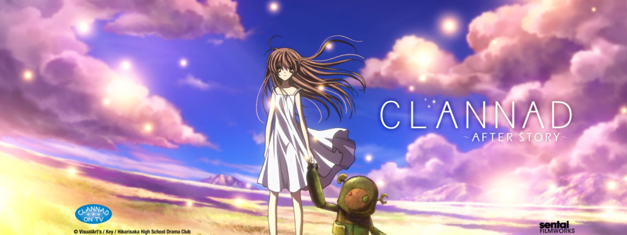 The title art for clannad: afterstory 