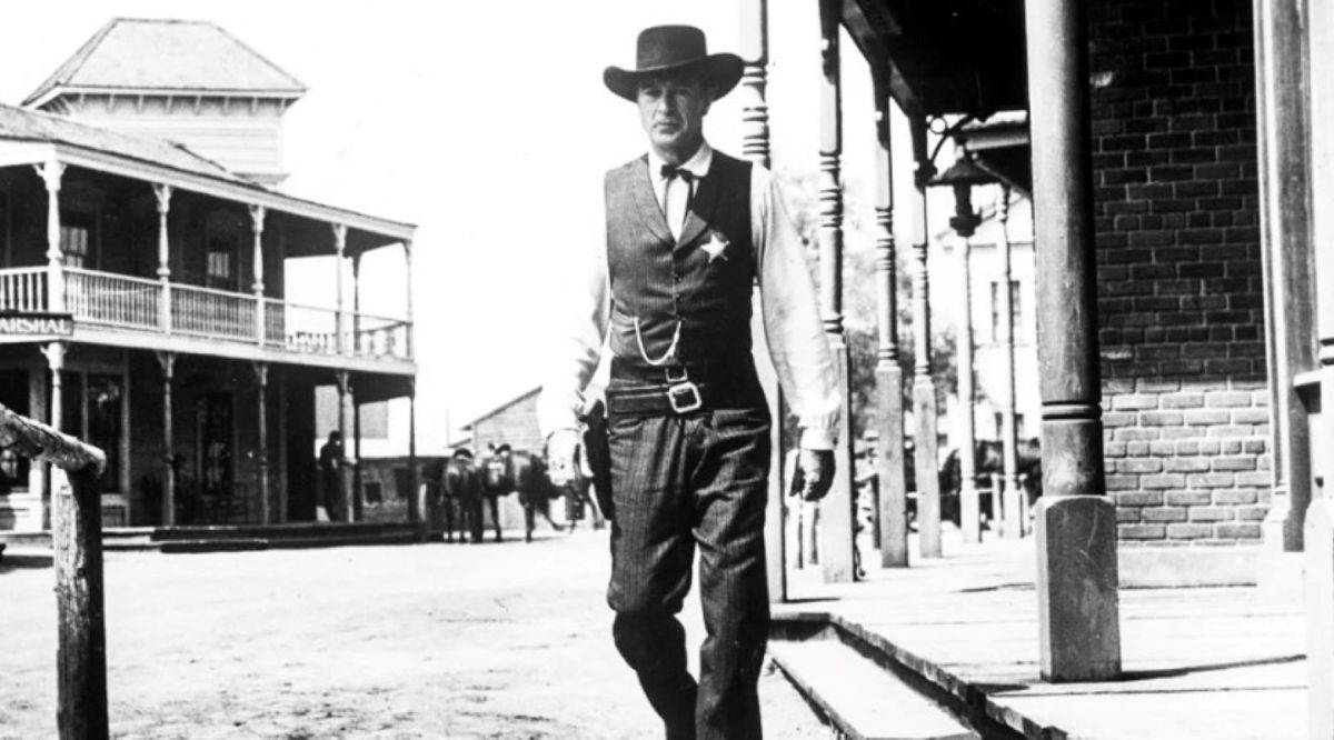 Gary Cooper in the 1952 film 'High Noon'