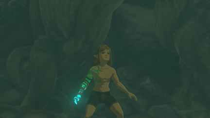 Link in his boxers in The Legend of Zelda: Tears of the Kingdom