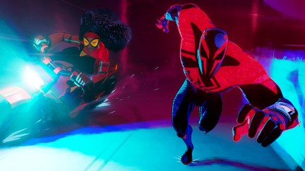 Jessica and Miguel in Spider-Verse