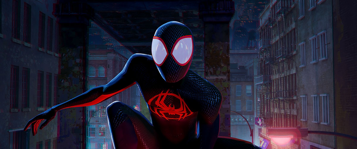 Miles Morales in Spider-verse