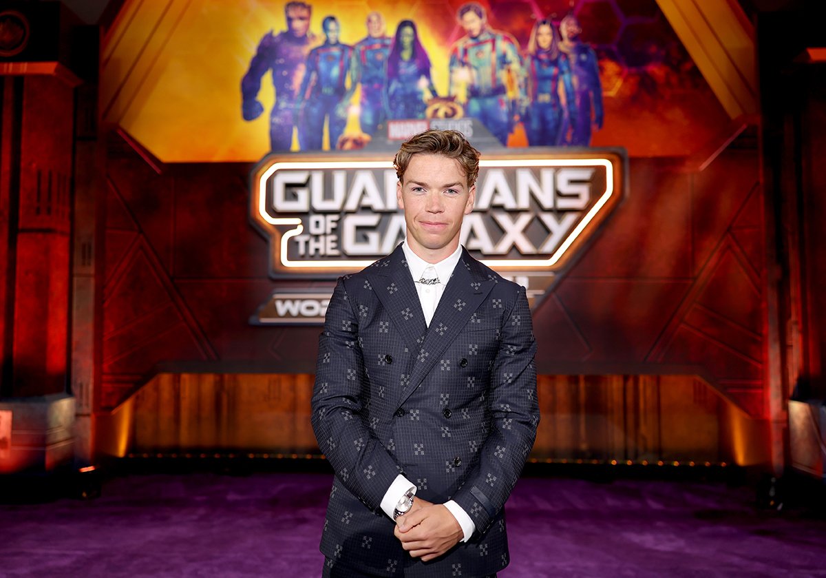 Will Poulter at the premiere of Guardians of the Galaxy Vol. 3