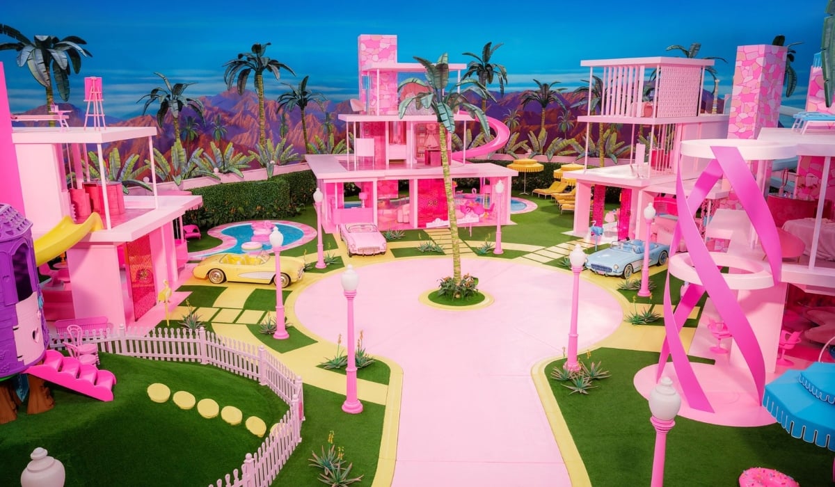 Barbie Land in the 2023 movie 'Barbie'