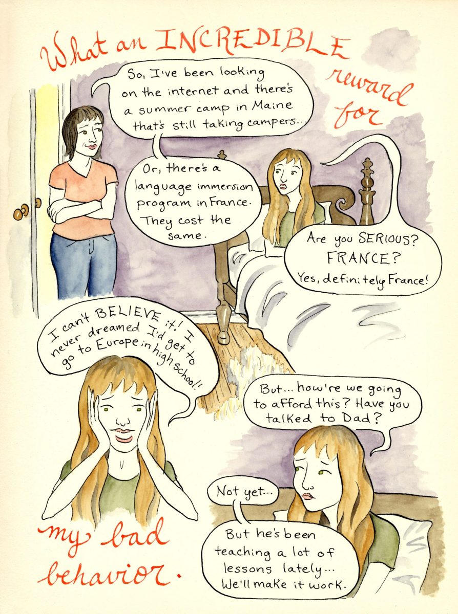 Preview Page from "Dear Mini: A Graphic Memoir, Book One" by Natalie Norris.
