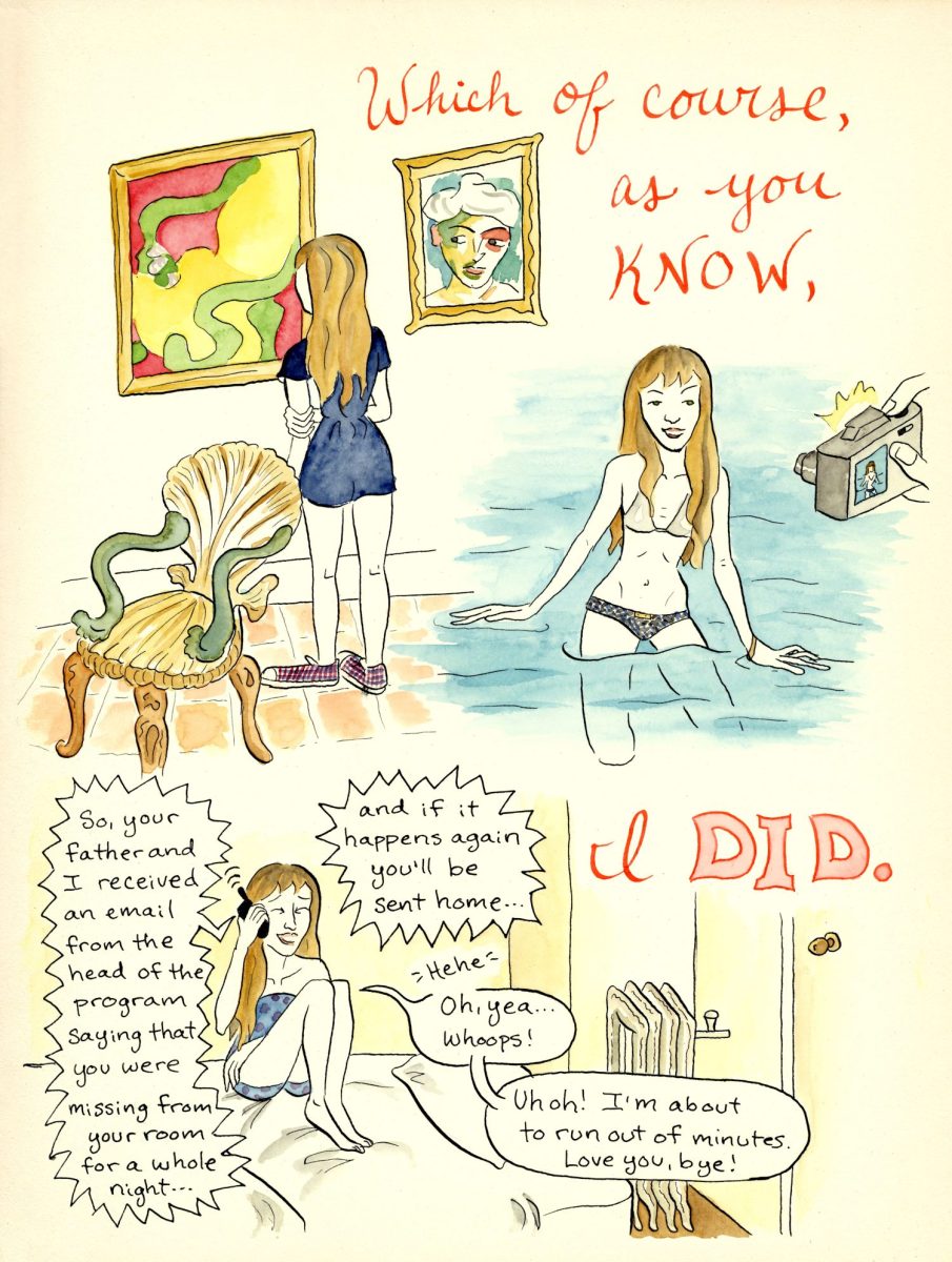 Preview Page from "Dear Mini: A Graphic Memoir, Book One" by Natalie Norris.