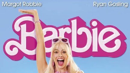 French Barbie movie poster.