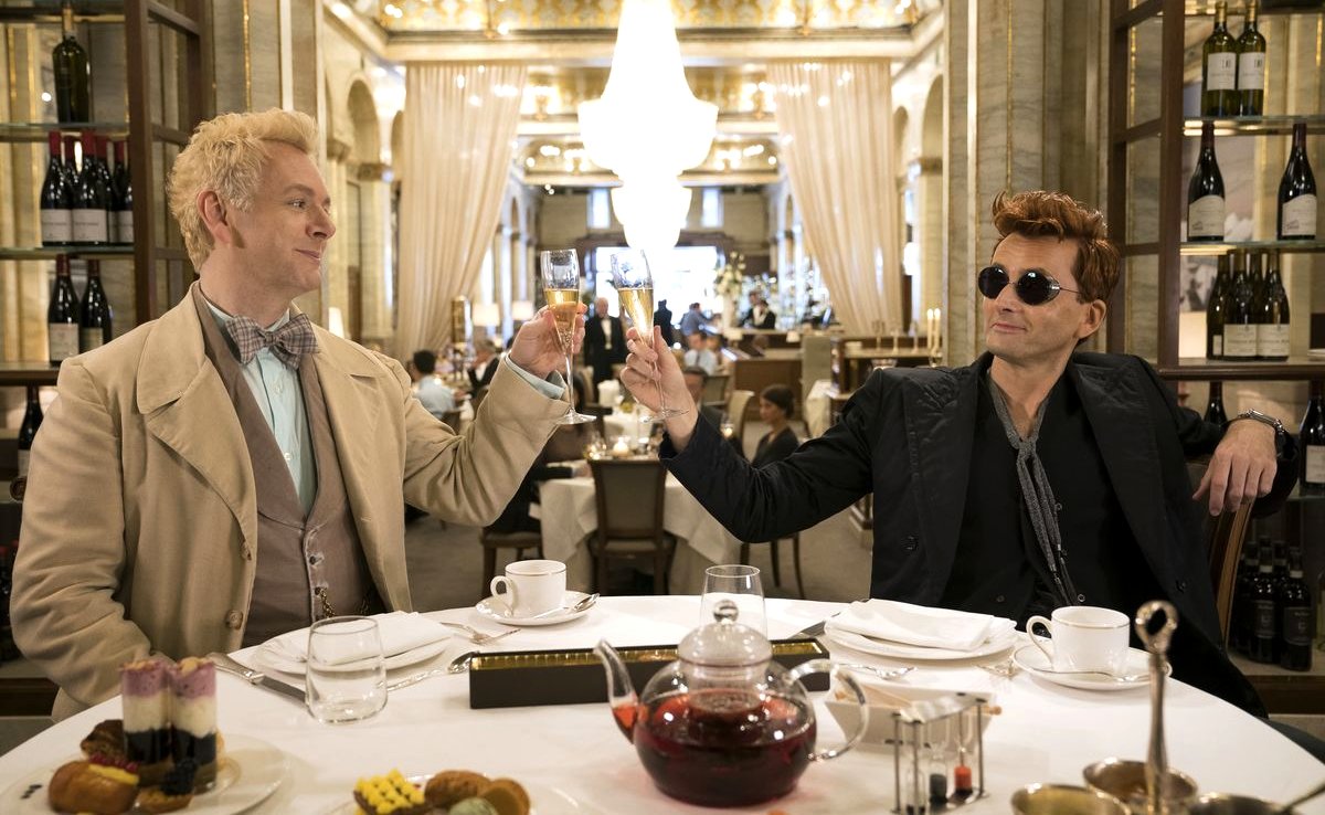Michael Sheen and David Tennant in Good Omens (Amazon)