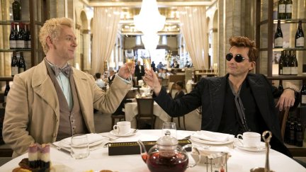 Michael Sheen and David Tennant in Good Omens (Amazon)