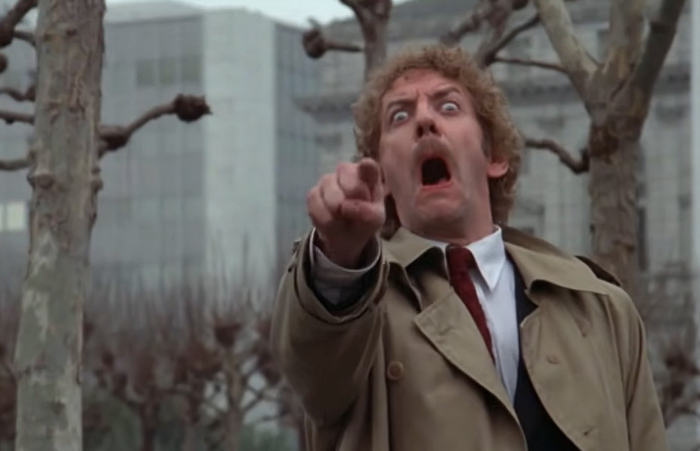 Donald Sutherland in Invasion of the Body Snatchers (Solofilm)