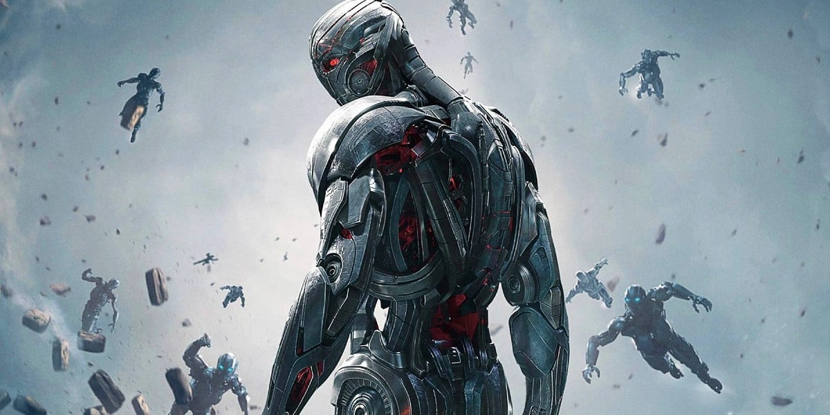 James Spader / Neil Fingelton as Ultron in Avengers: Age of Ultron Poster