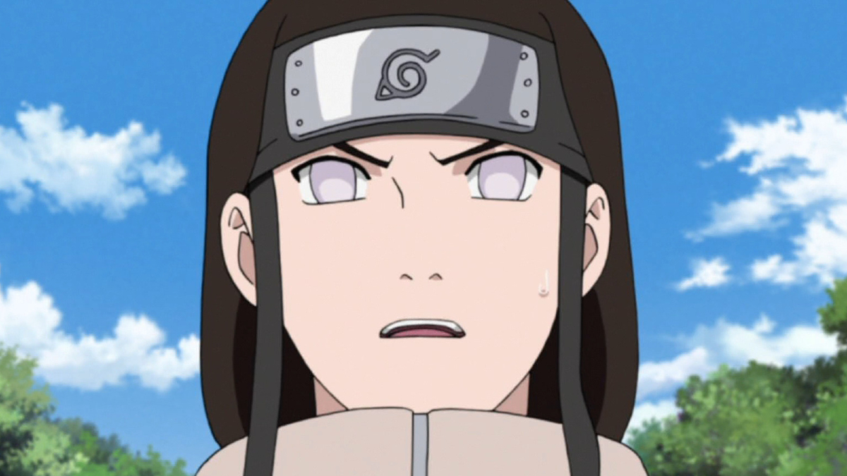 Neji Hyuga in the anime series 'Naruto Shippuden'
