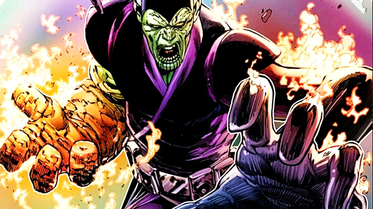 Super-Skrulls K'Irt with Fantastic Four powers in Marvel Comics