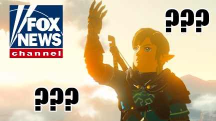 Link from The Legend of Zelda: Tears of the Kingdom confused by Fox News.