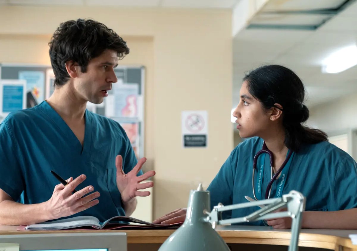 Ben Whishaw and Ambika Mod in This Is Going To Hurt (BBC)