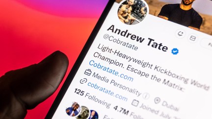 Andrew Tate's social media