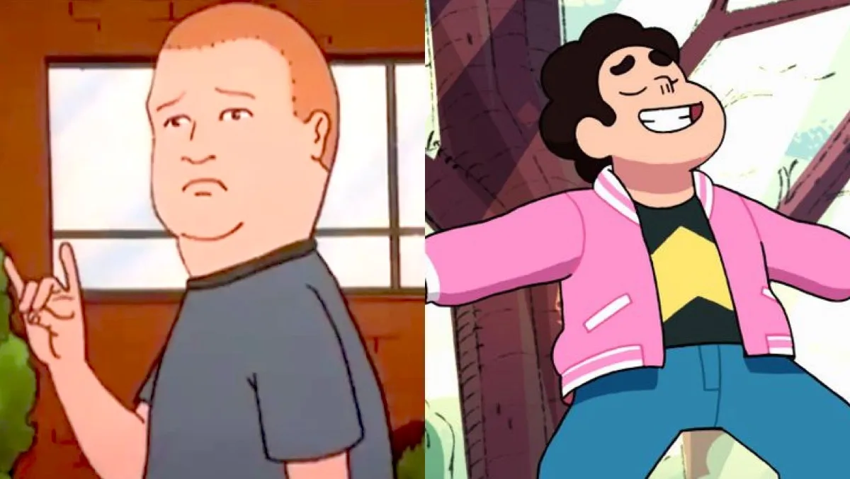 Bobby from King of the Hill and Steven Universe.