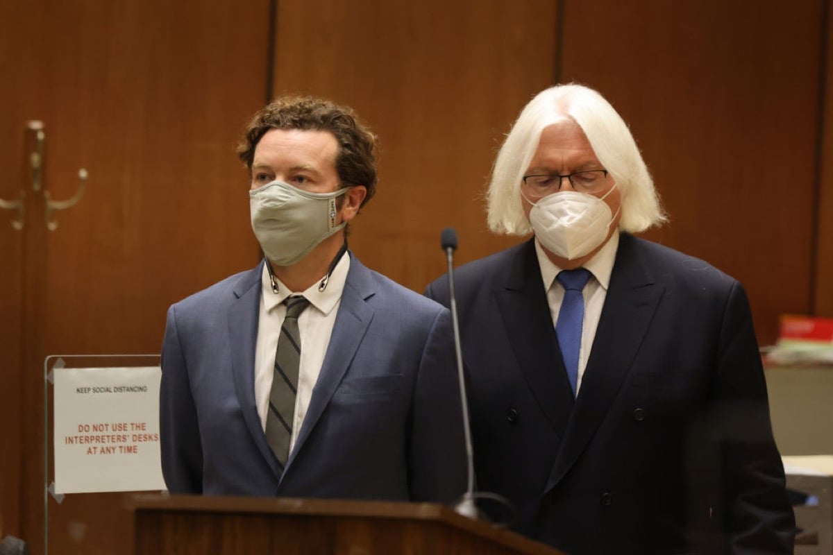 Danny Masterson in court, on trial for rape.